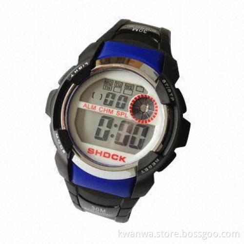 Cheap Sports Watch with Alarm and Stopwatch, Backlight Function